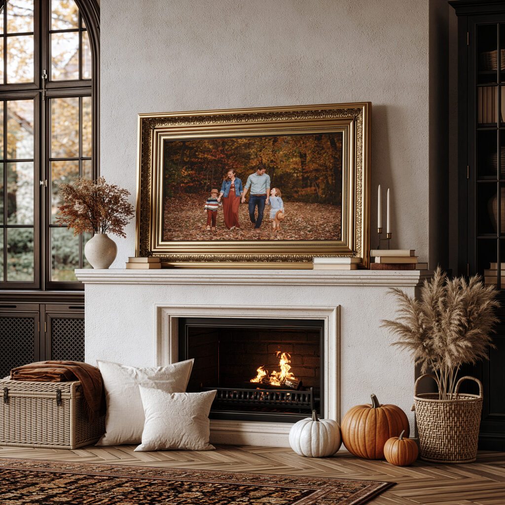 Asheville Portrait Company offers professionally framed, heirloom quality wall art to their clients.