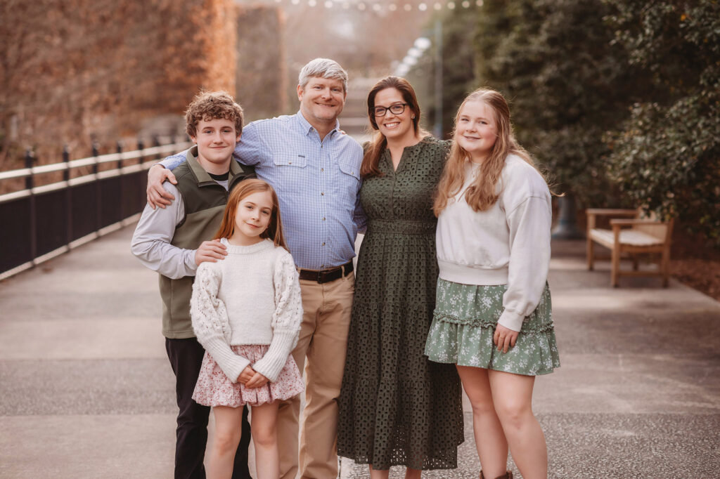 Multi-Generational Family Photoshoot at the NC Arboretum in Asheville, NC. 