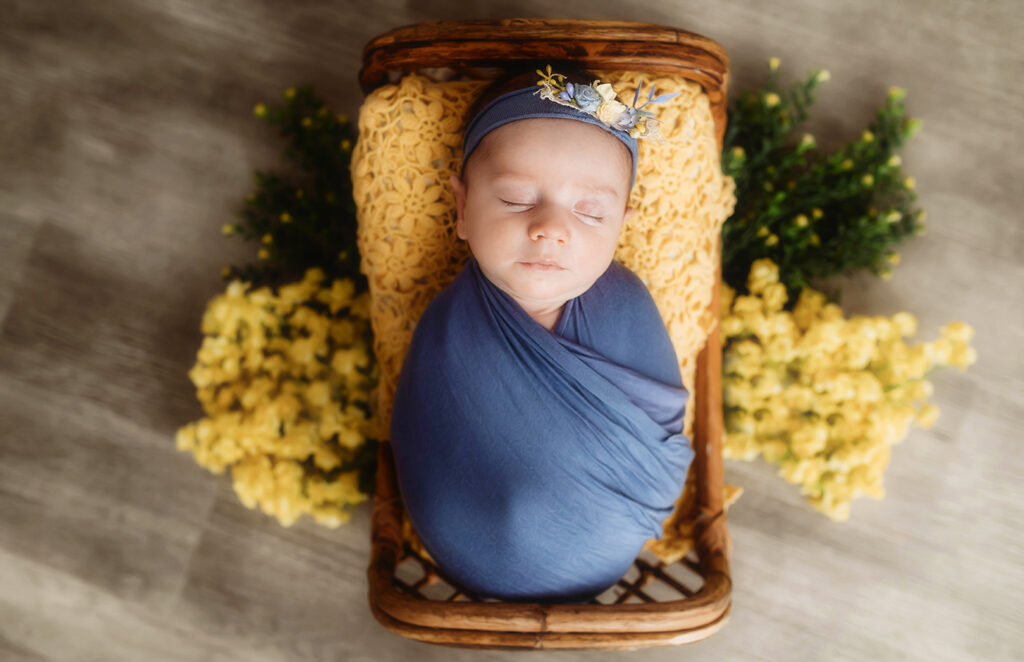 Newborn Baby Photography during Newborn Portrait Session in Asheville, NC.