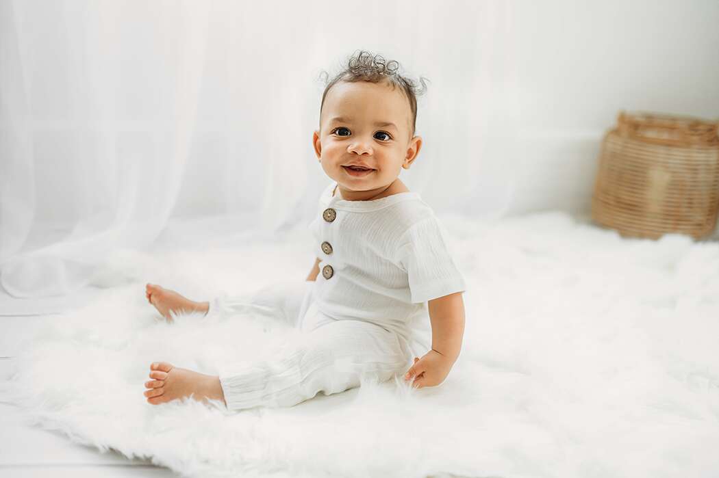 Milestone Baby Portraits in Asheville