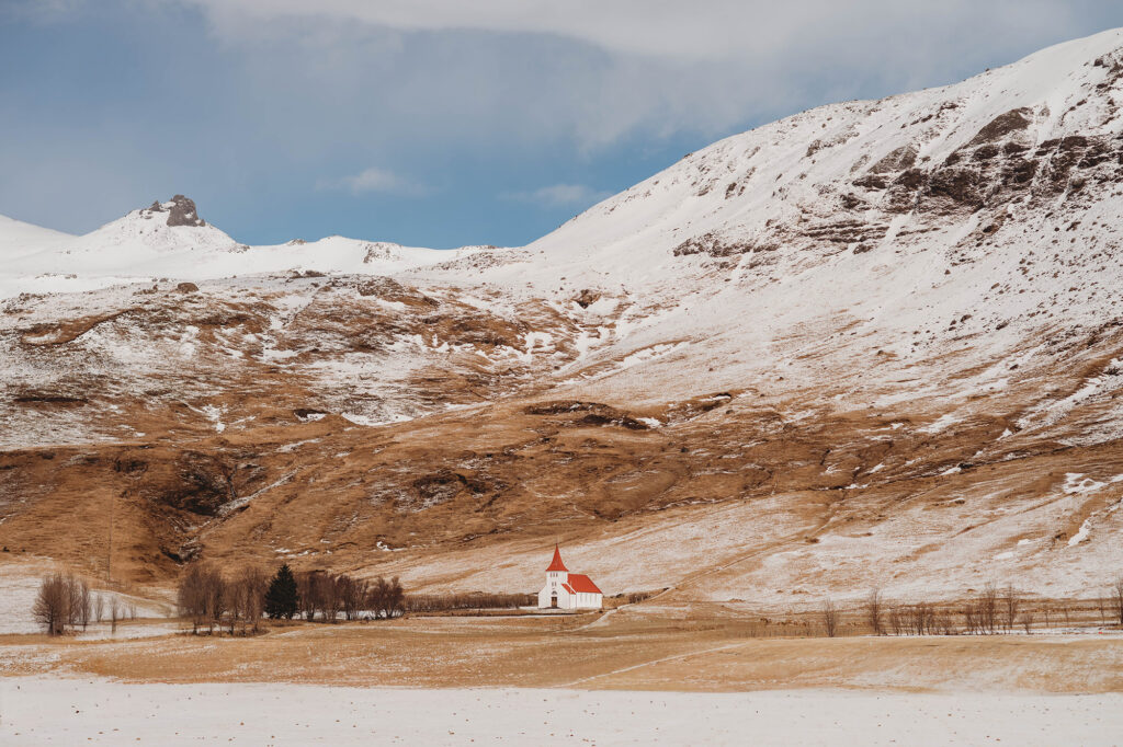 Landscape Photo of a church in Iceland - Asheville Photographer's Trip to Iceland.