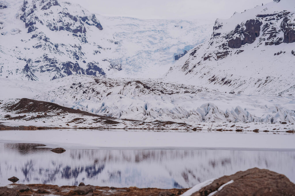 Landscape Photo of Glacier in Iceland.