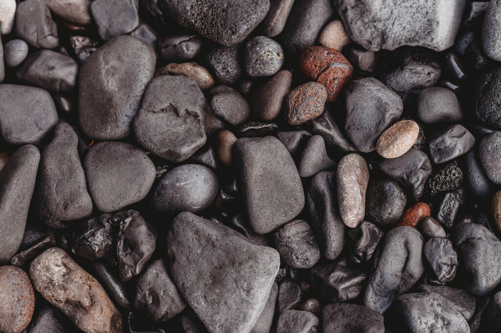 Landscape Photo of Black Sand Beach in Iceland.