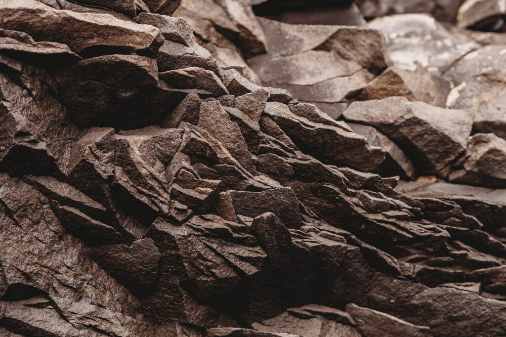 Landscape Photo of Black Sand Beach in Iceland.